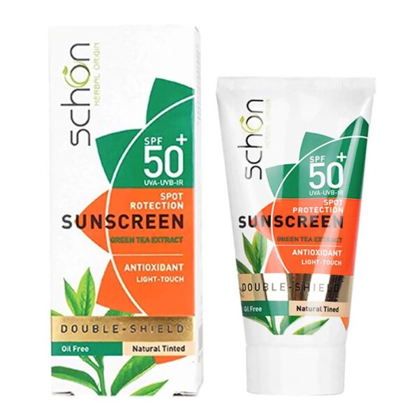 ضد آفتاب دابل شیلد فاقد چربی رنگی +SPF50 شون - Image 2